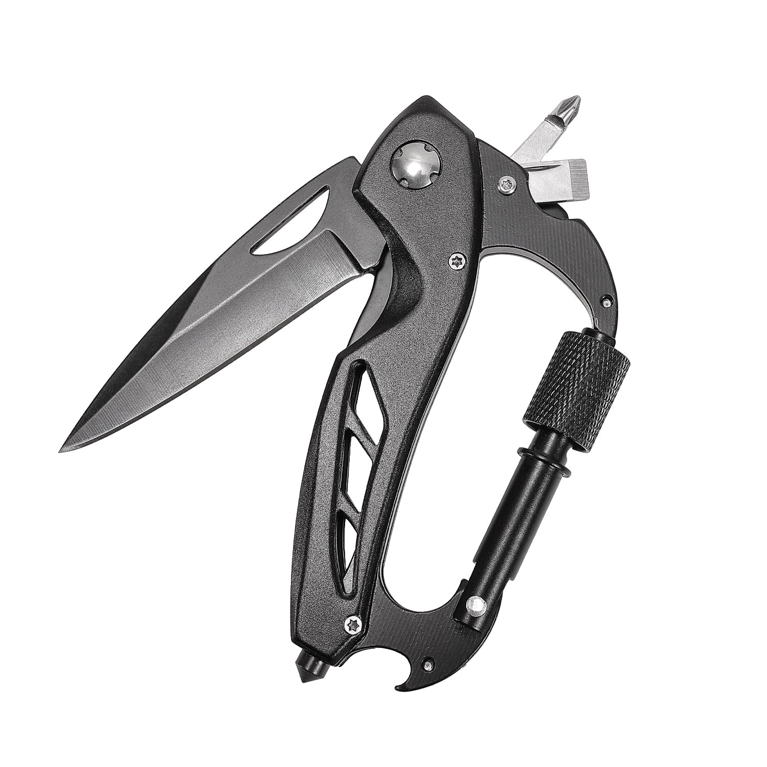 2025 Latest Design Indoor Multi-Functional Knives Outdoor DIY High Strength Multi-Functional Knives Carabiner Tools-1